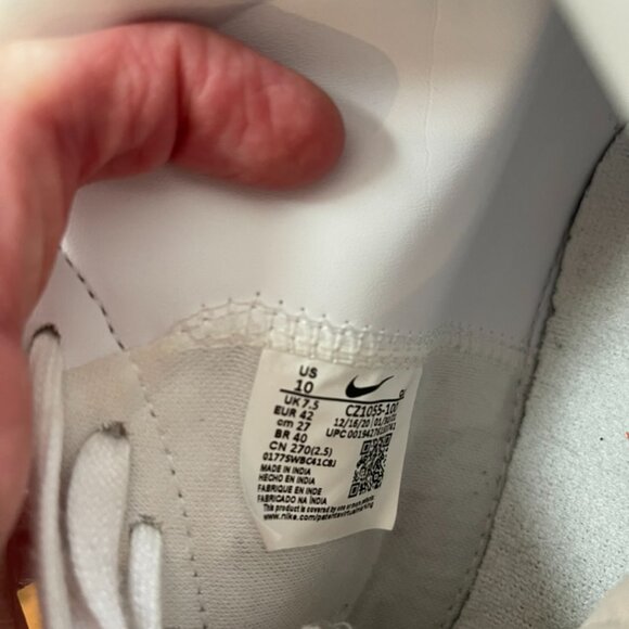 Women's Nike Blazer Mid 77 White, Size US 10, EUC - Picture 2 of 9